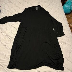 Torrid Mock Turtleneck knit dress with snap look details on sleeves.Size 3 (3X)